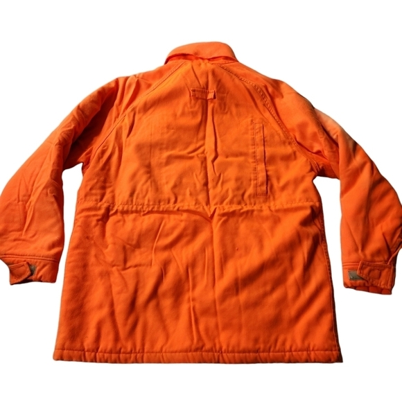 Woolrich Mens Vintage Blaze Orange Hunting Jacket sz XL - Picture 2 of 10